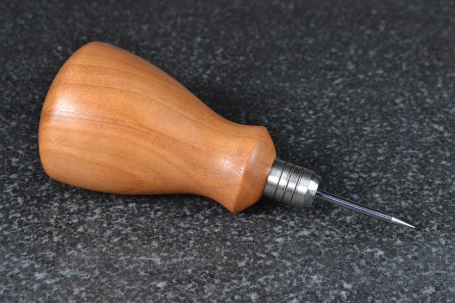 Completed large carbide Scrawl kit in cherry and stainless steel